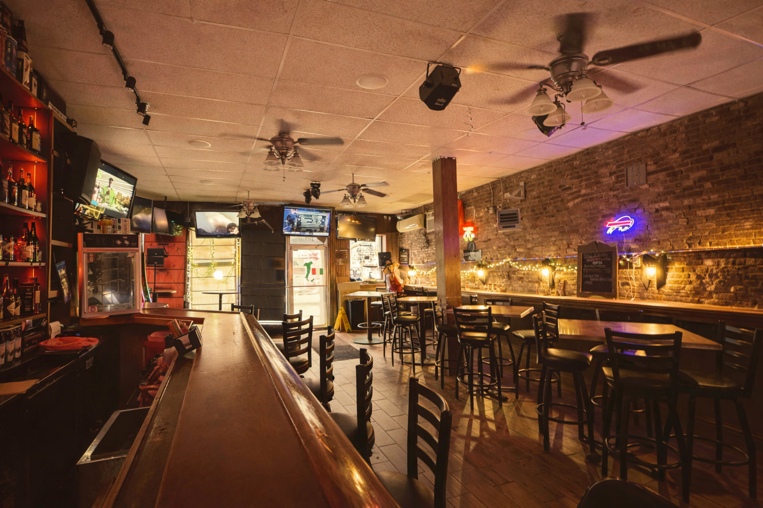 Inside Milano's Sports Bar in downtown Winchester