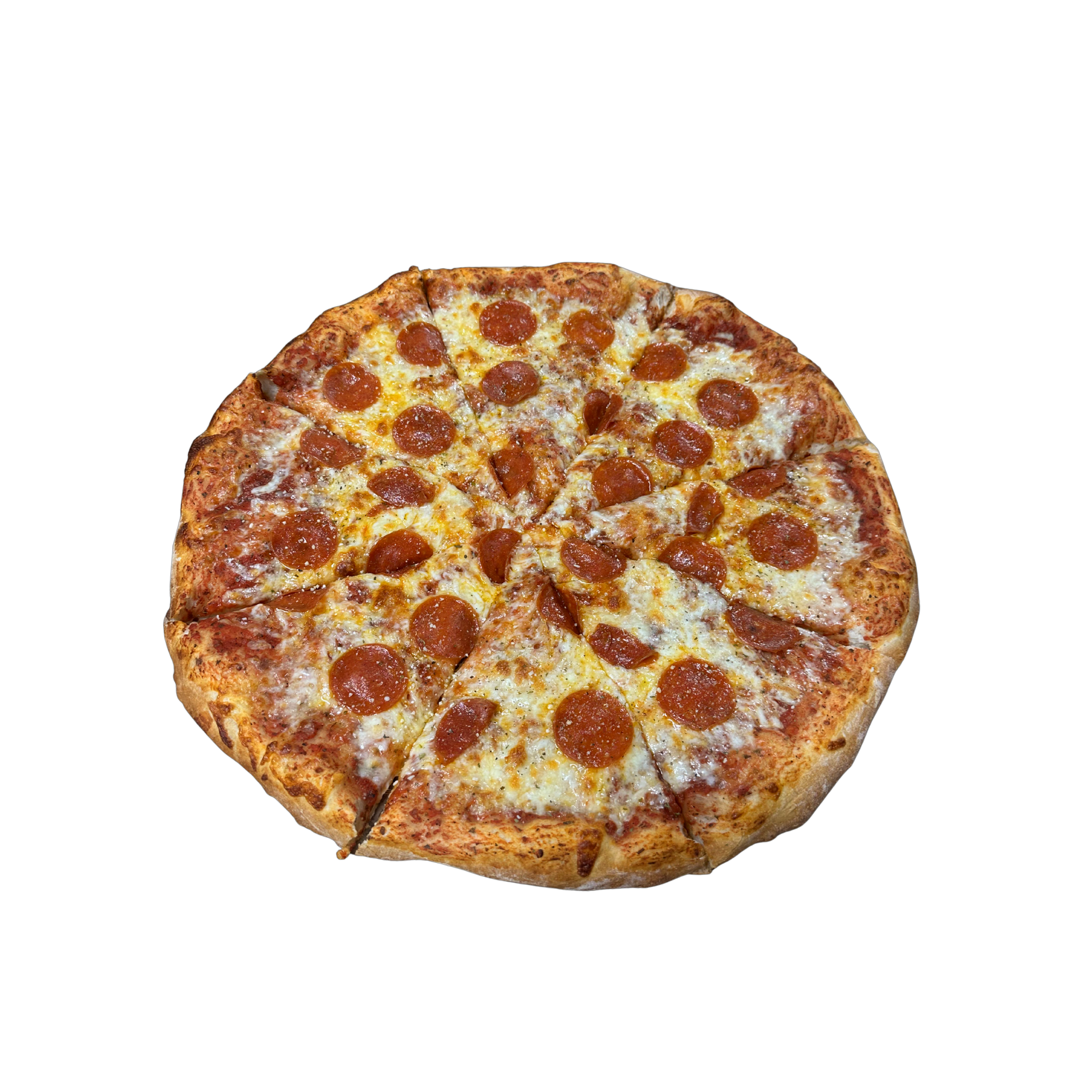 Milano's pepperoni pizza
